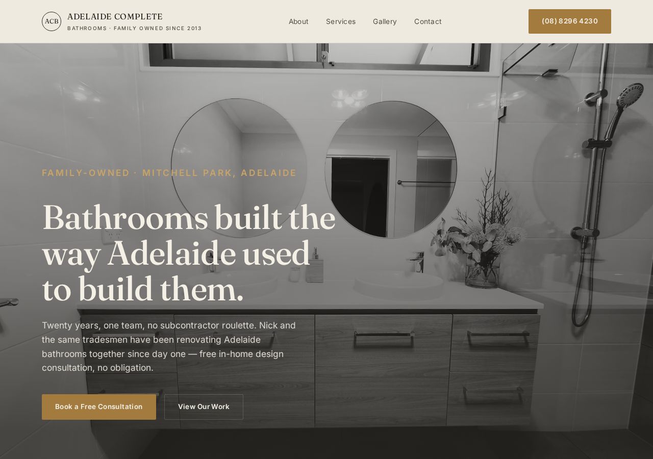 Adelaide Complete Bathrooms